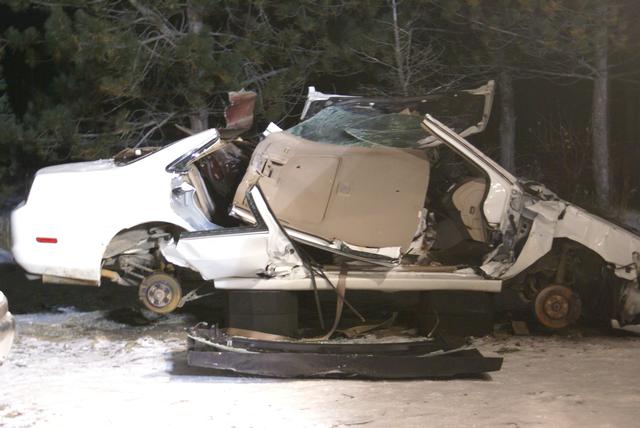 1 of several vehicles that made a final contribution to our training prior to being scrapped. Special thanks to Maddens for all their help!!! &quot;NYS Accident Victim Extrication Course 12/29/2011&quot;